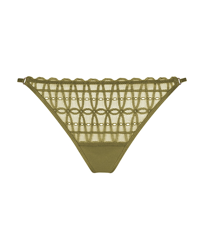 Dames string groen