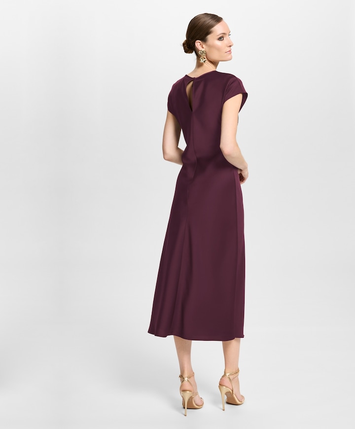 Dames jurk bordeaux