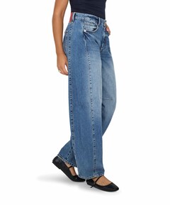 ONLHORSESHOE MW BARREL RED jeans blauw