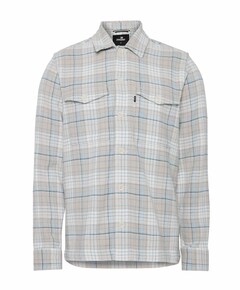 Heren overshirt beige