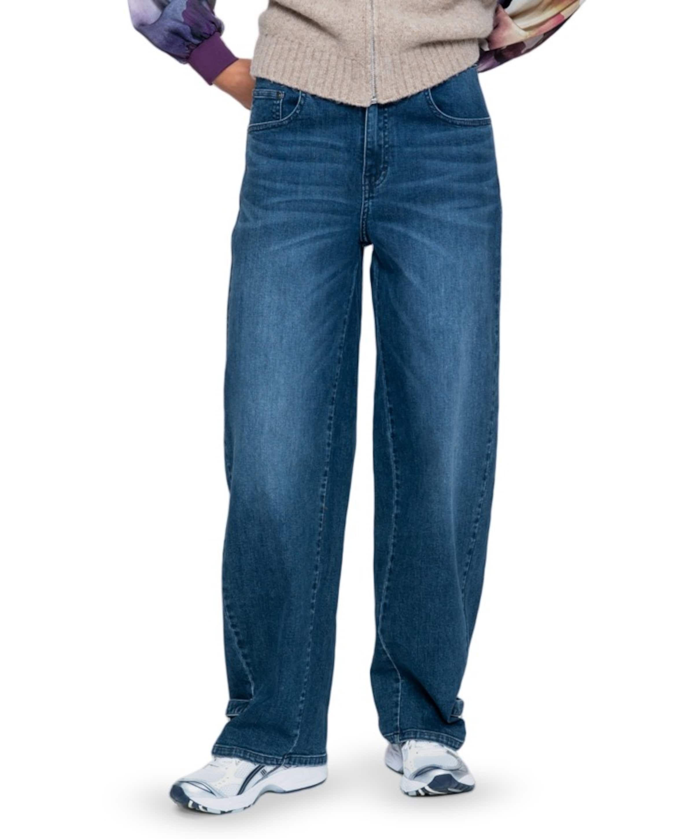 Barrel dames jeans blauw