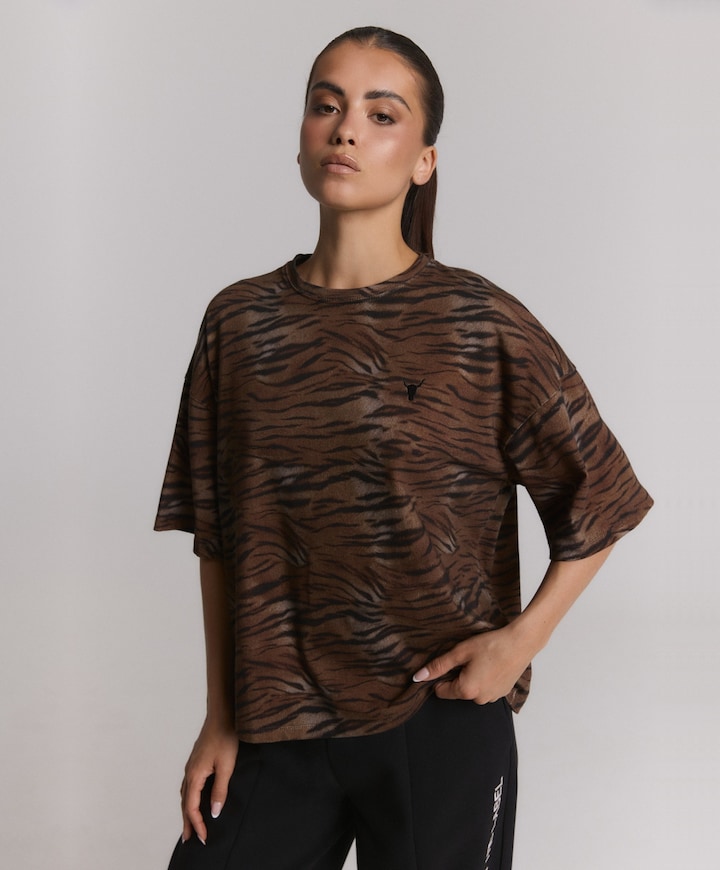Dames T-shirt beige