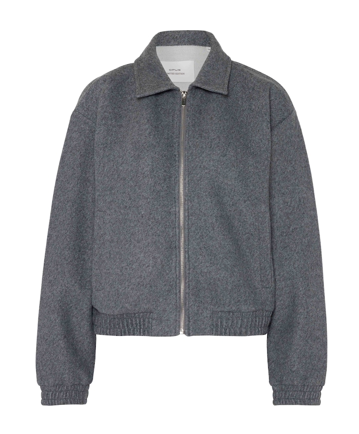 Dames vest grijs