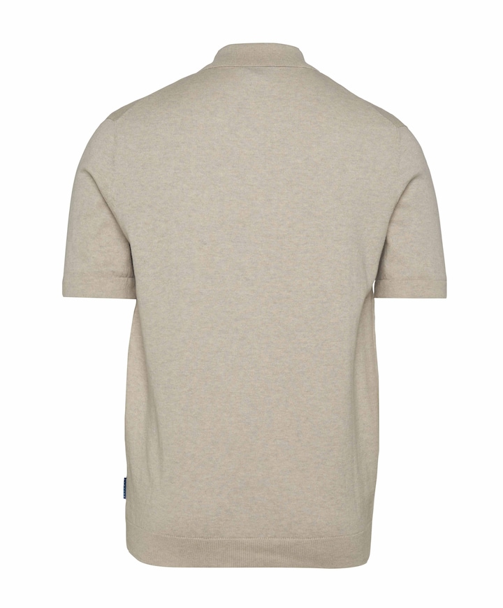 Heren polo bruin
