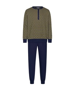 Heren pyjamaset blauw