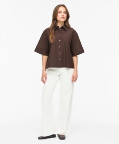 Dames blouse bruin