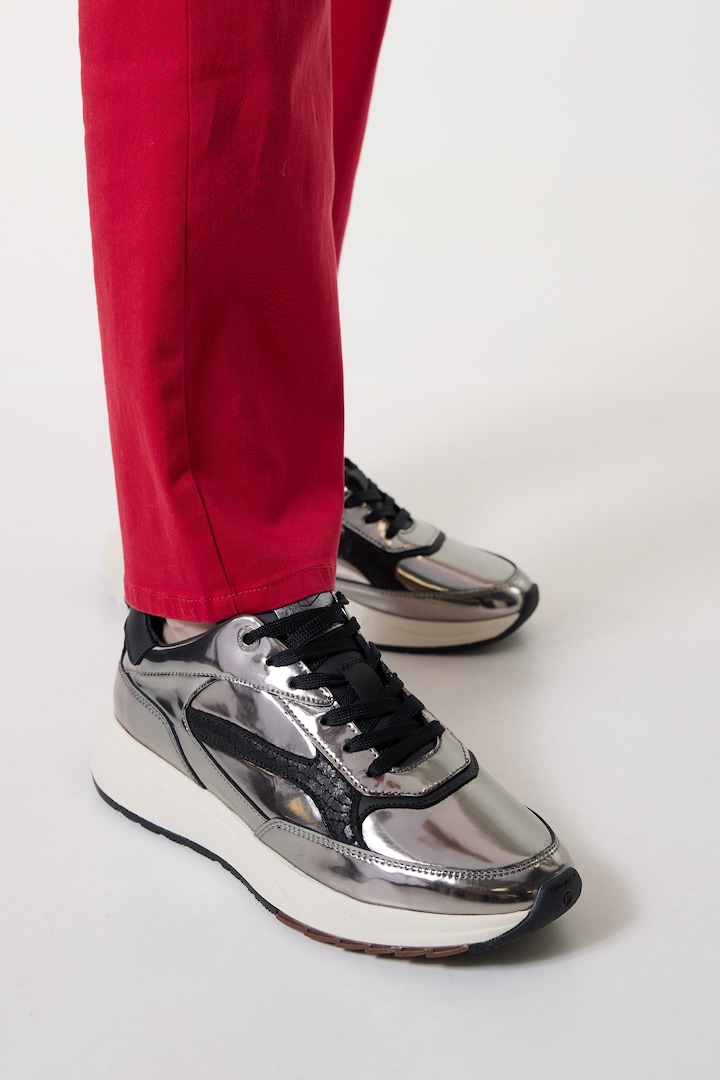 dames sneakers zilver