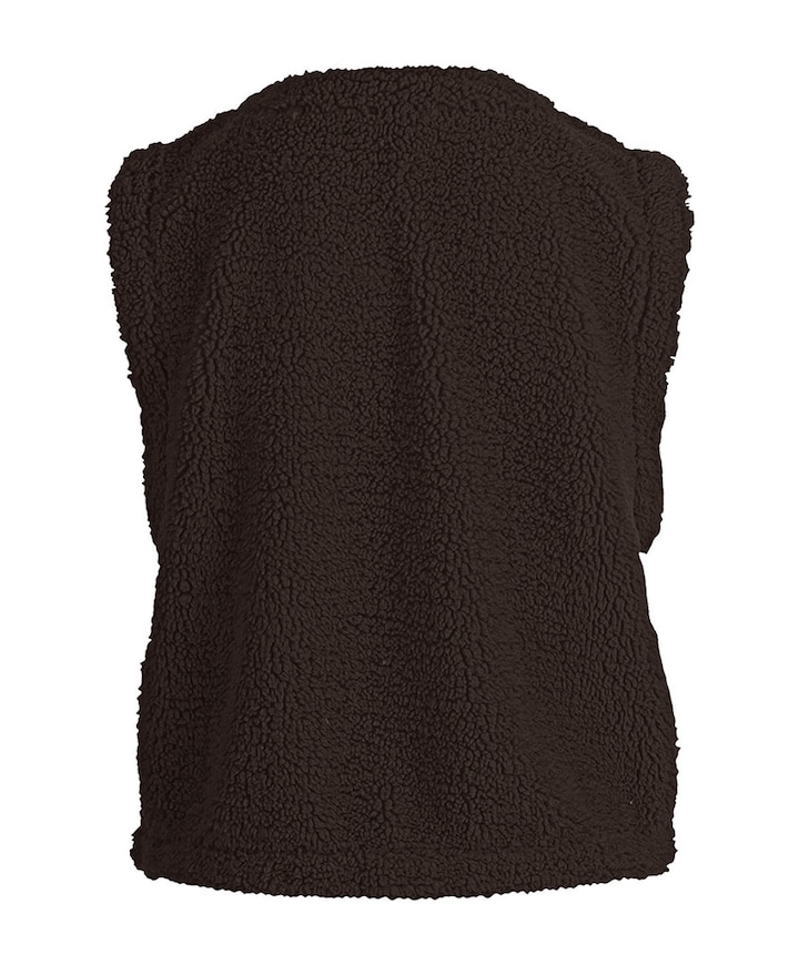Dames gilet bruin