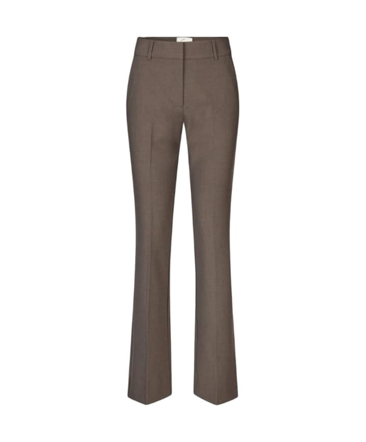 CLARAFV 826 MUD BROWN MELANGE dames pantalon bruin