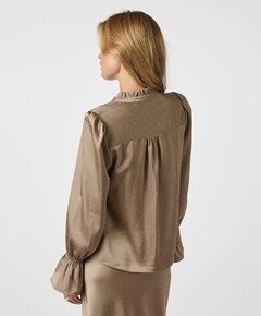 Dames blouse beige