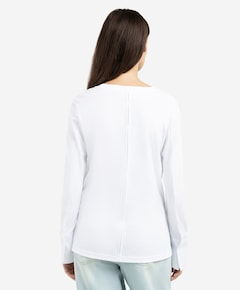 Dames longsleeve wit