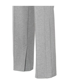 Soft melange tailored trousers grijs