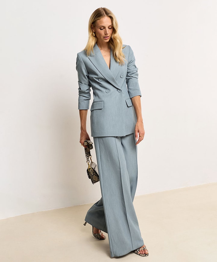 MICHELLA dames broek blauw