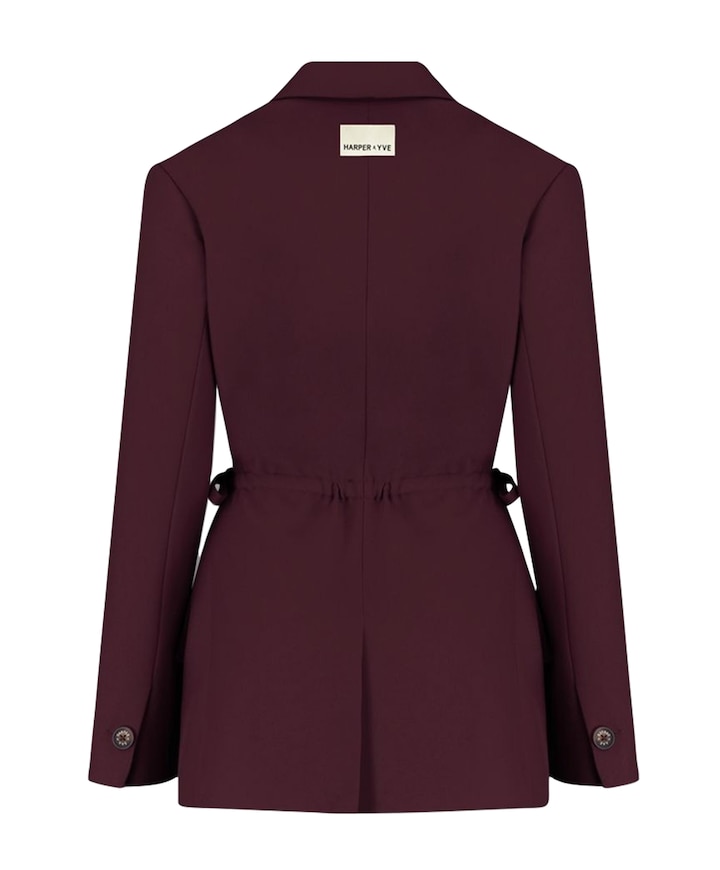 Dames blazer bordeaux