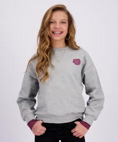 Meisjes sweater grijs