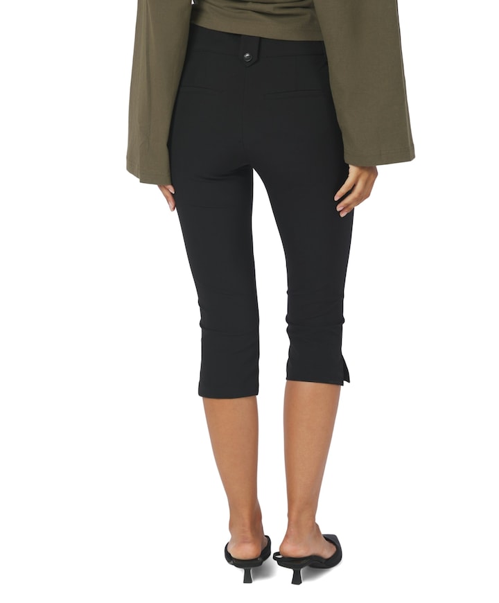 Shawnee Capri Stretch Pants dames capri broek zwart