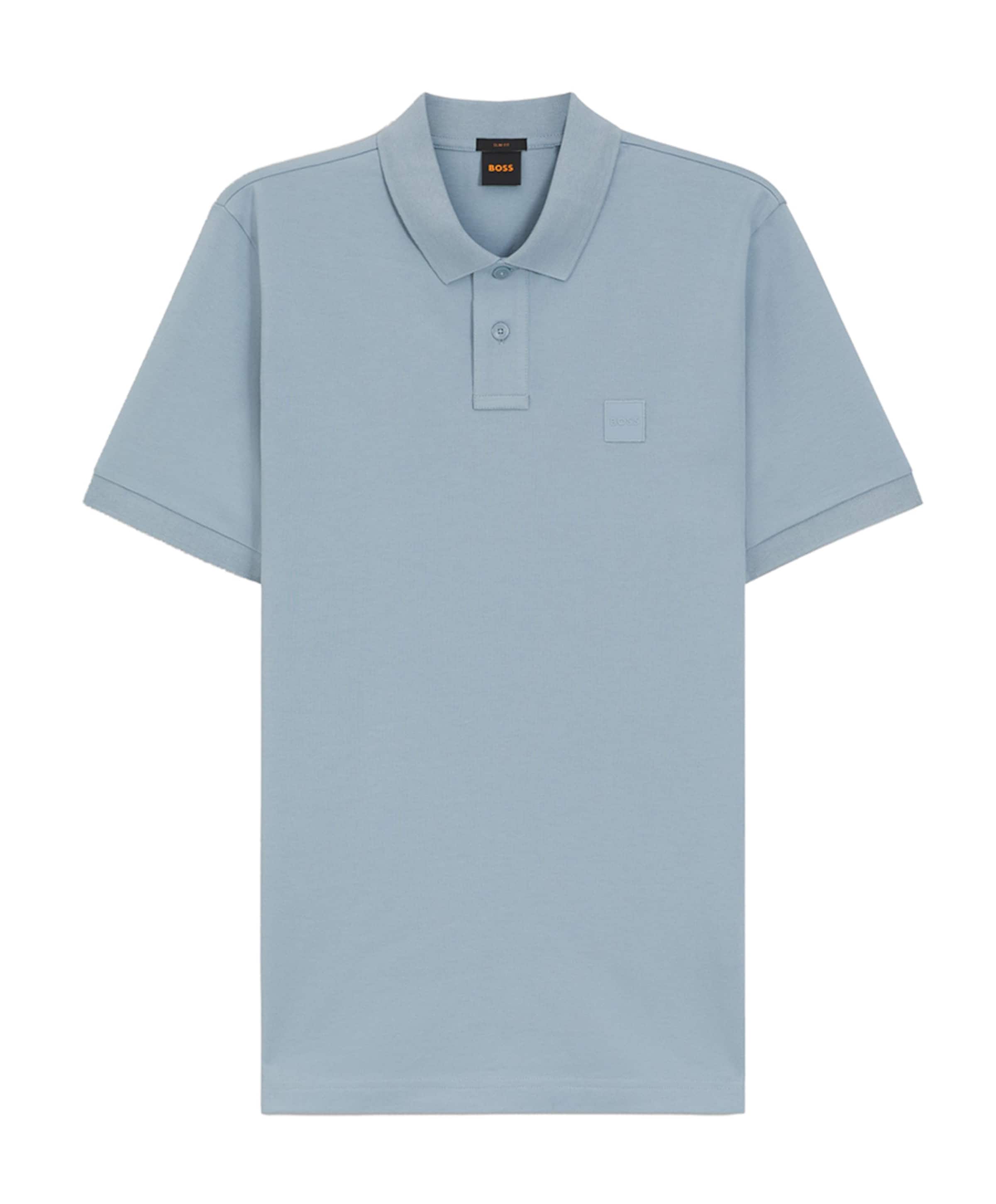 Heren polo blauw