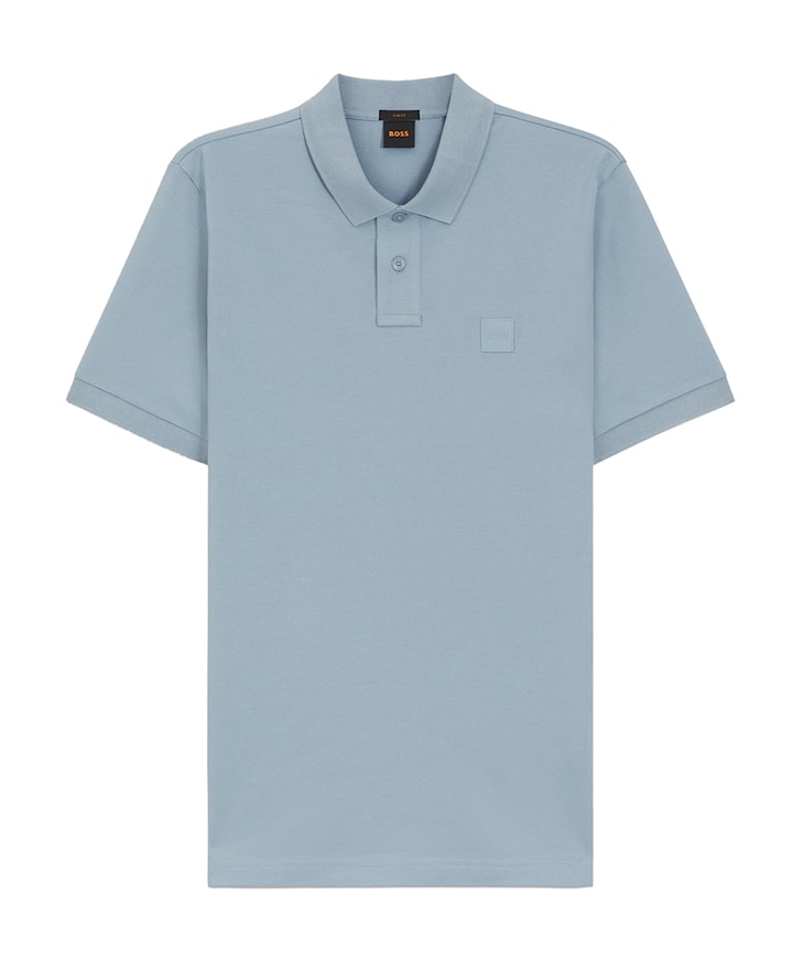 Heren polo blauw