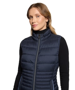 Dames bodywarmer blauw