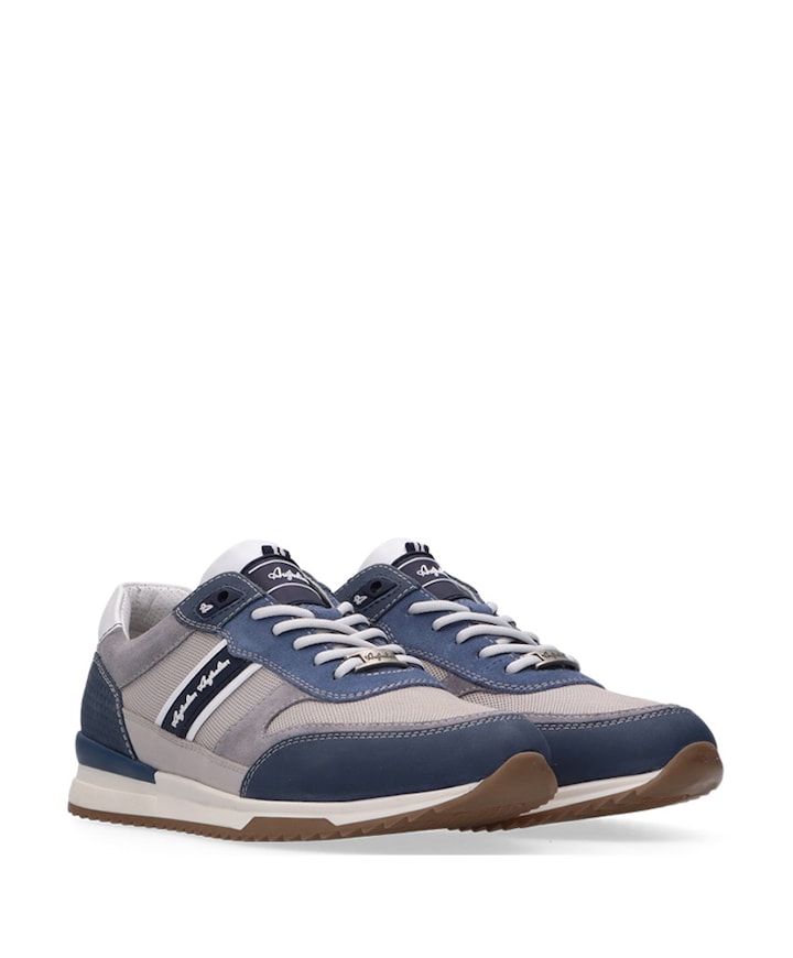 Filmon leather heren sneakers grijs
