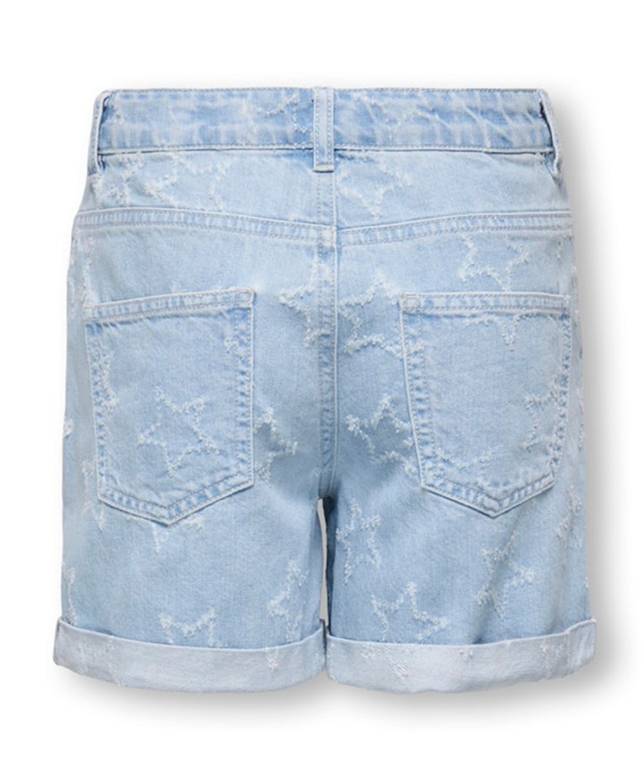 KOGVEGA HW STAR MOM DNM SHORTS QYT meisjes korte broek blauw