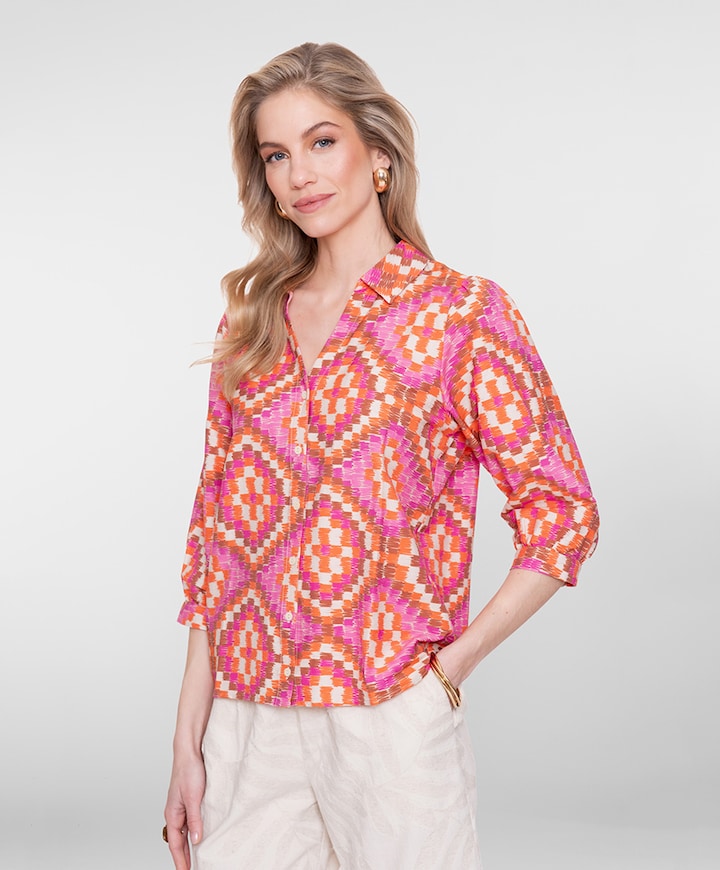 Dames blouse roze