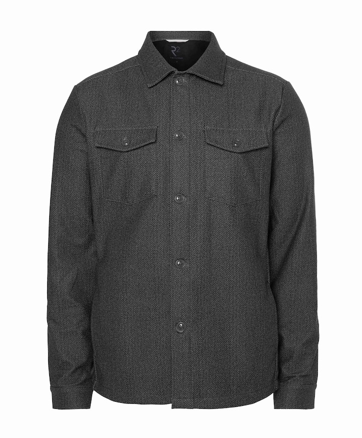 Heren overshirt bruin