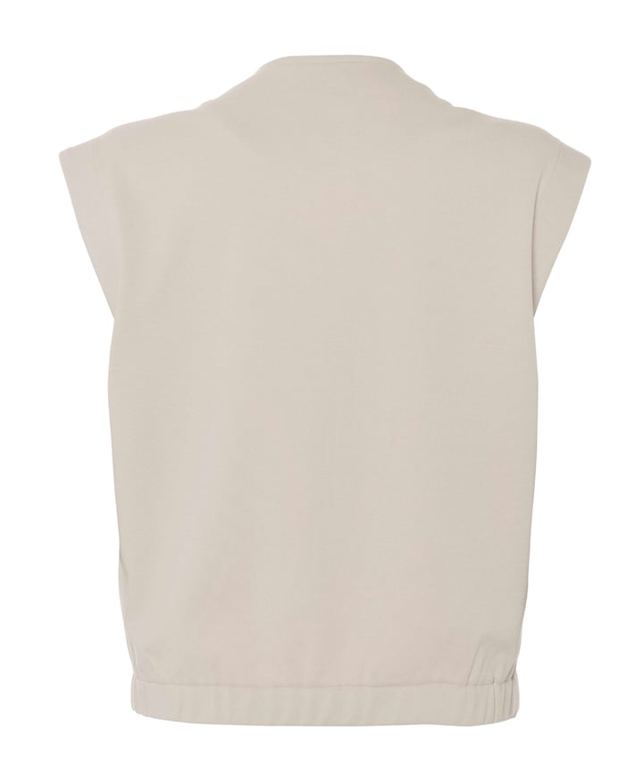 Dames gilet beige