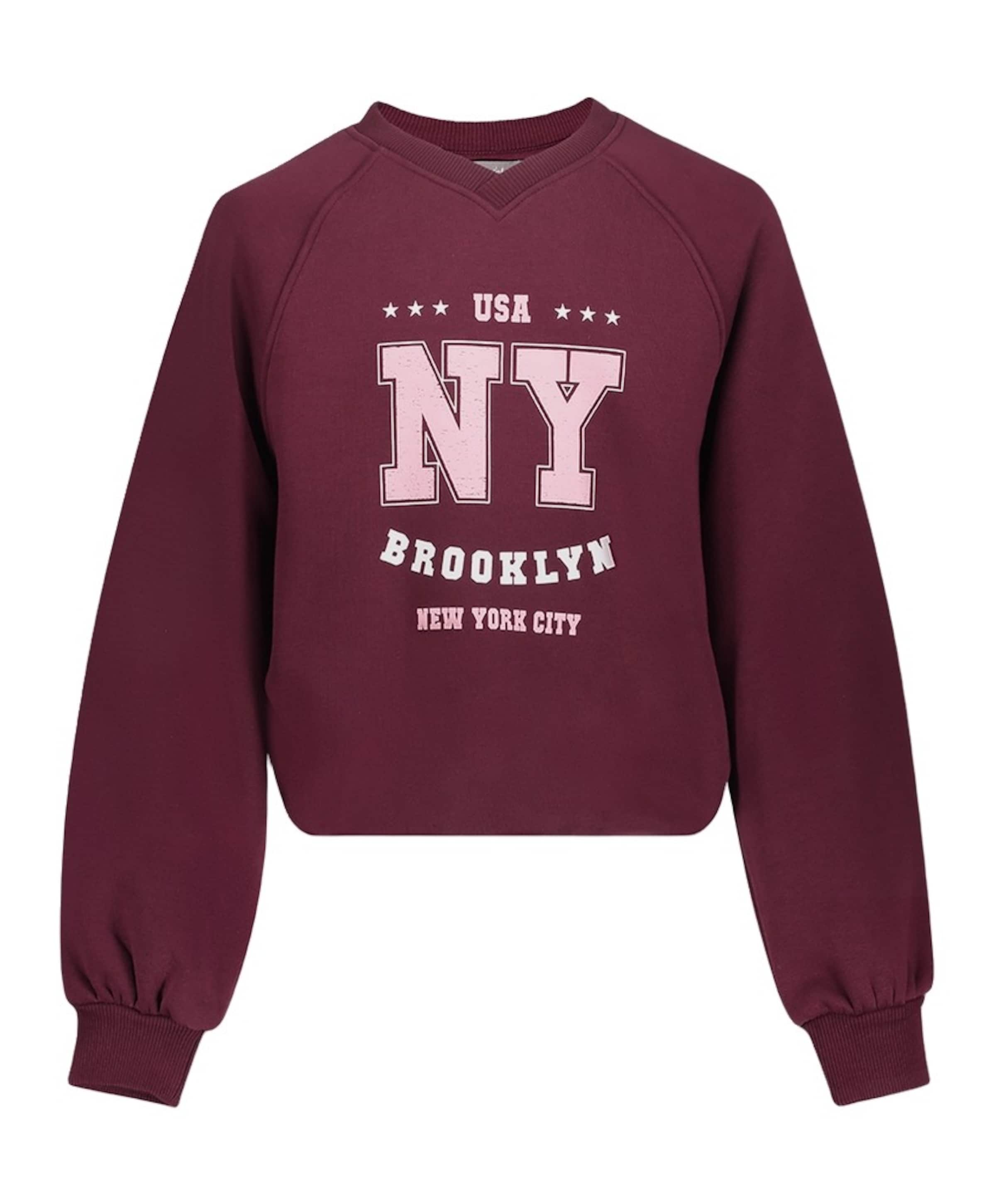Meisjes sweater bordeaux