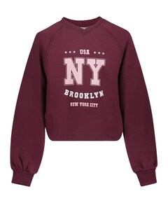 Meisjes sweater bordeaux