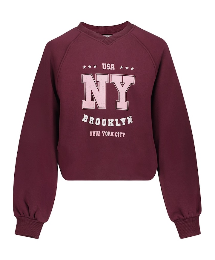 Meisjes sweater bordeaux