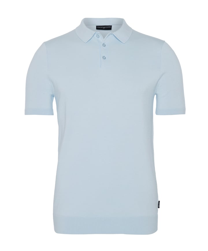 Heren polo blauw