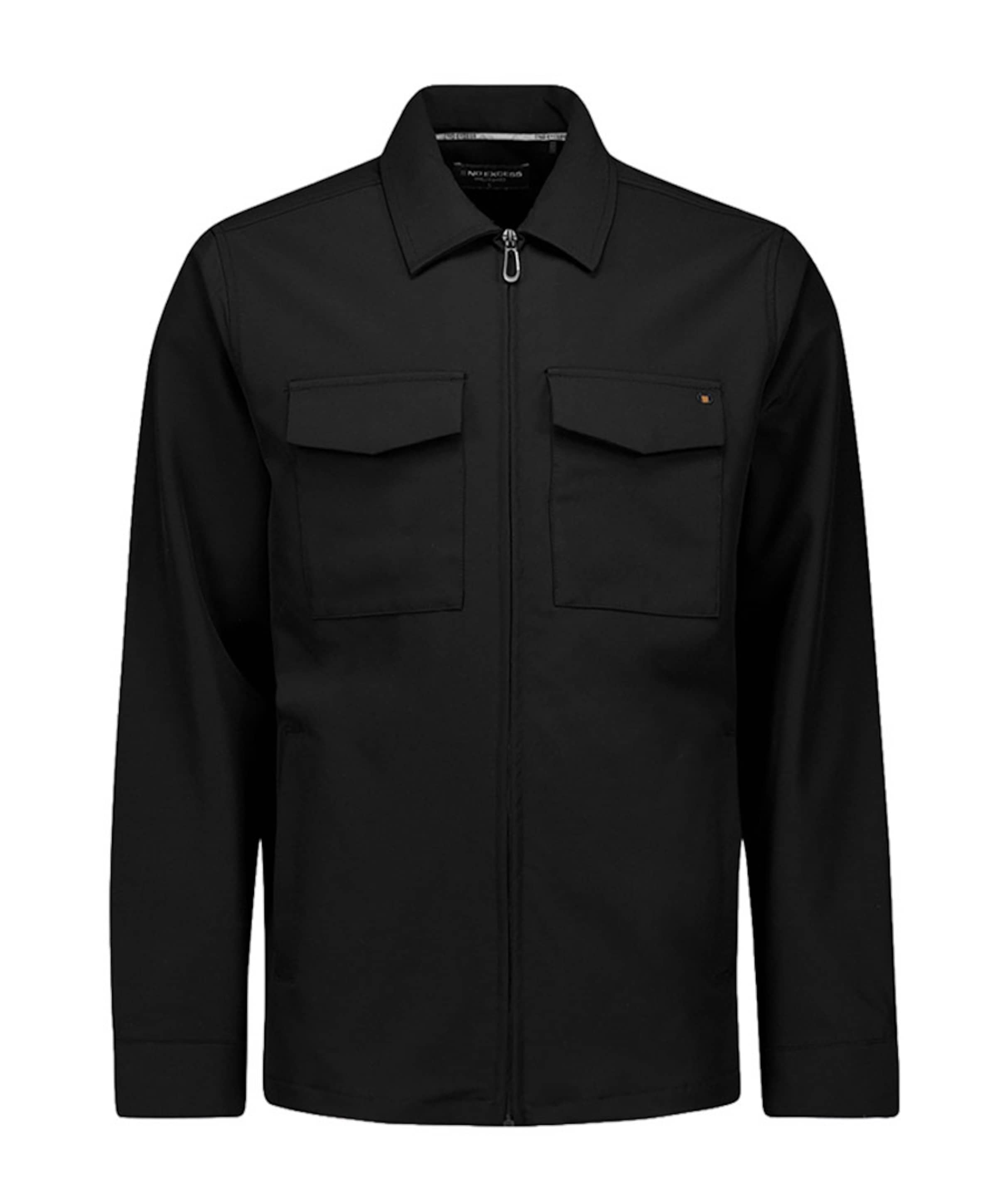 Heren overshirt zwart