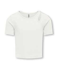 Meisjes t-shirt ecru