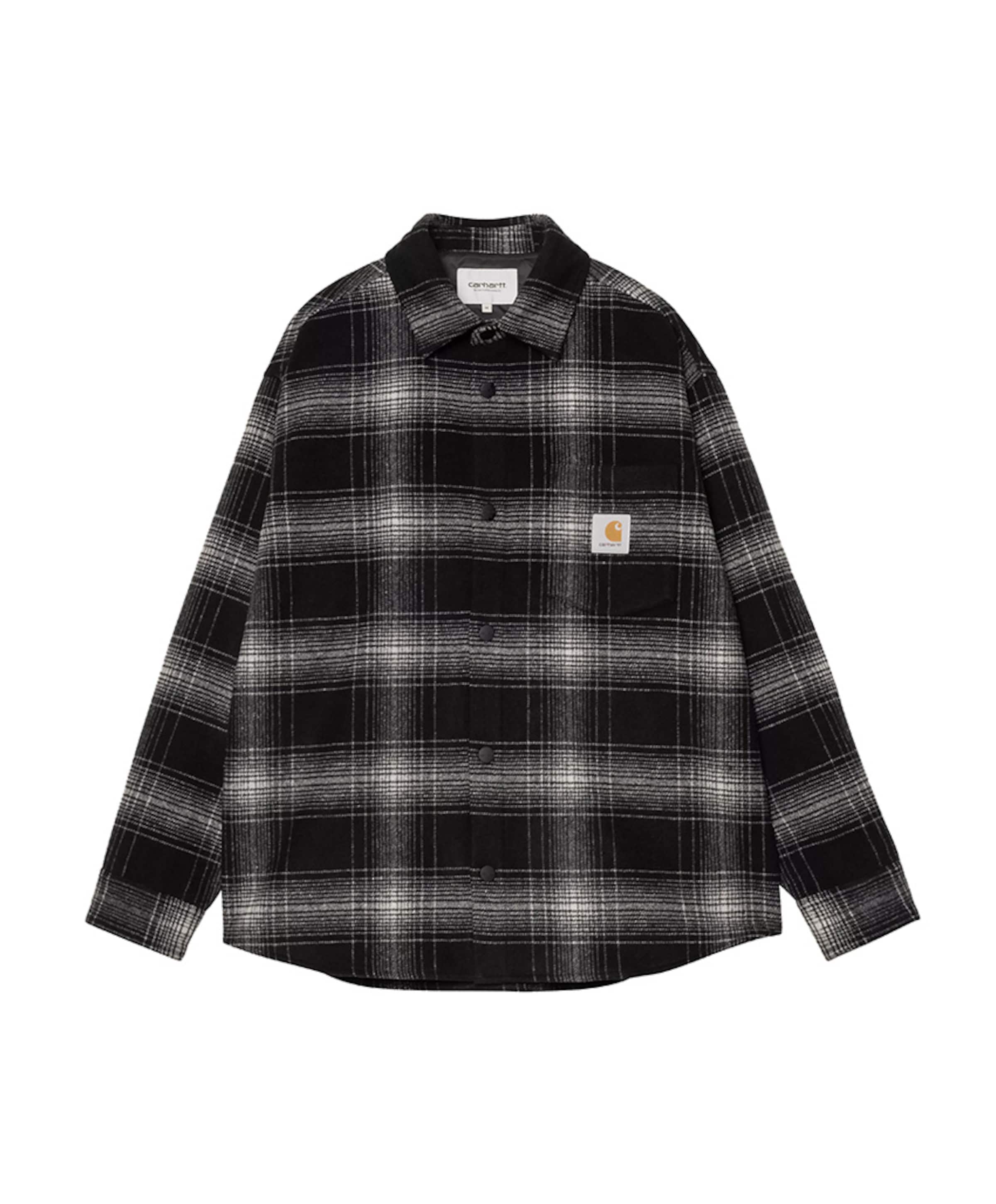 Heren overshirt zwart