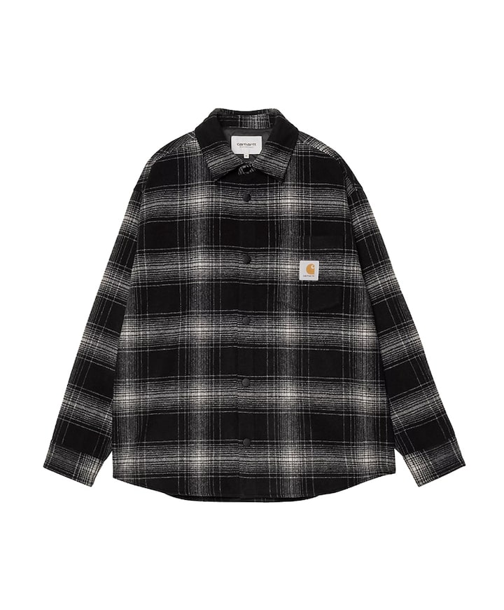 Heren overshirt zwart