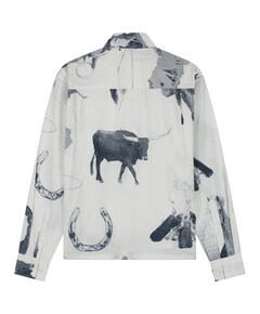 Heren overhemd lange mouw multicolor