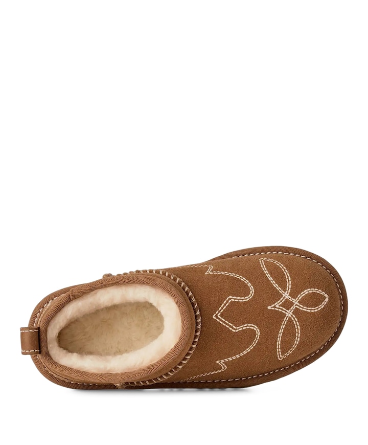 KIDS' CLASSIC ULTRA MINI WESTERN meisjes enkellaarzen bruin