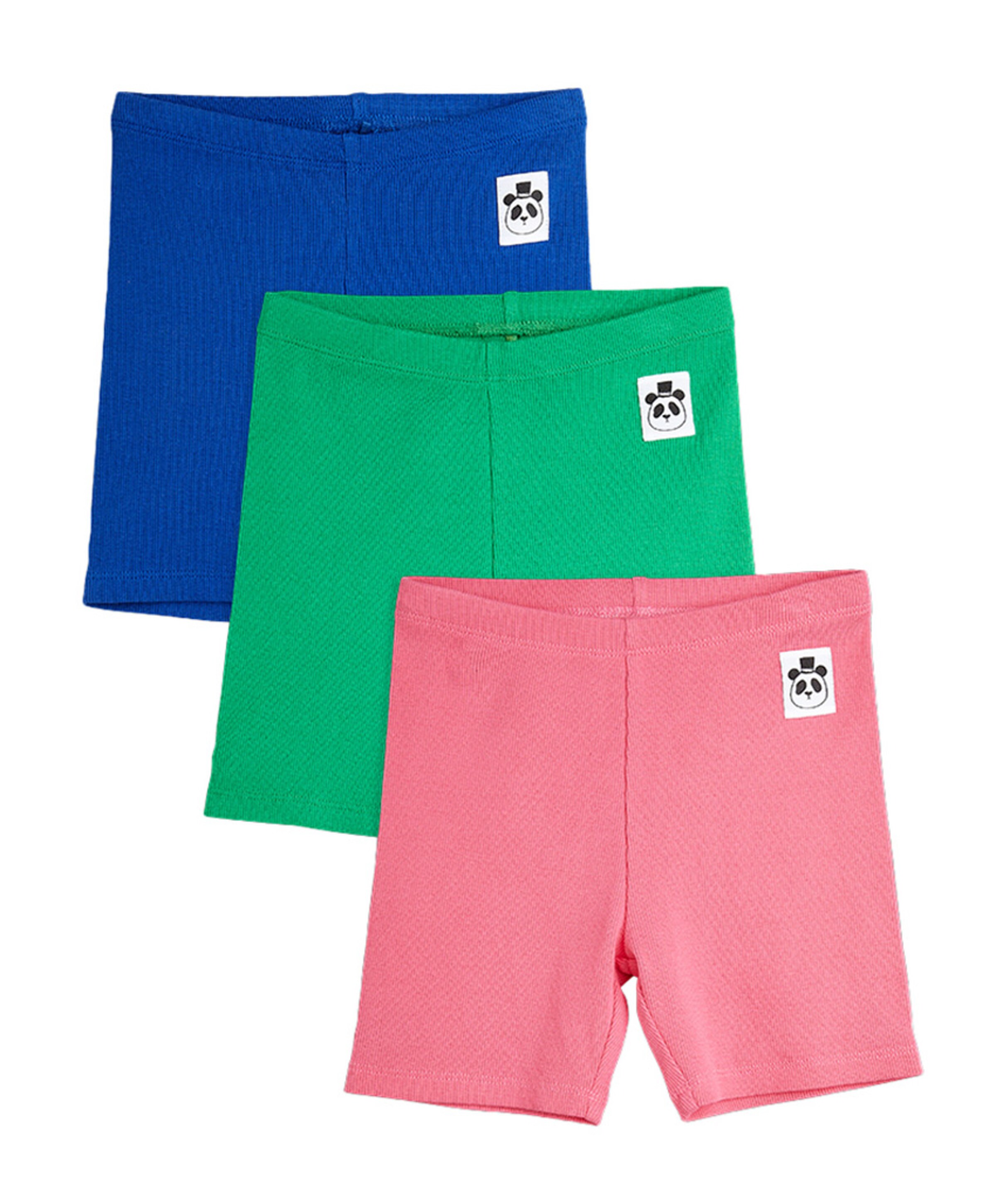 Solid bike shorts 3pc meisjes korte broek multicolor