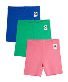 Solid bike shorts 3pc meisjes korte broek multicolor