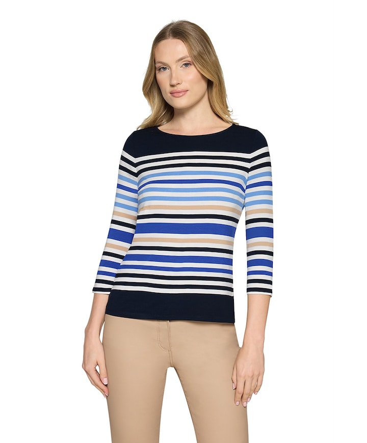 Dames longsleeve blauw