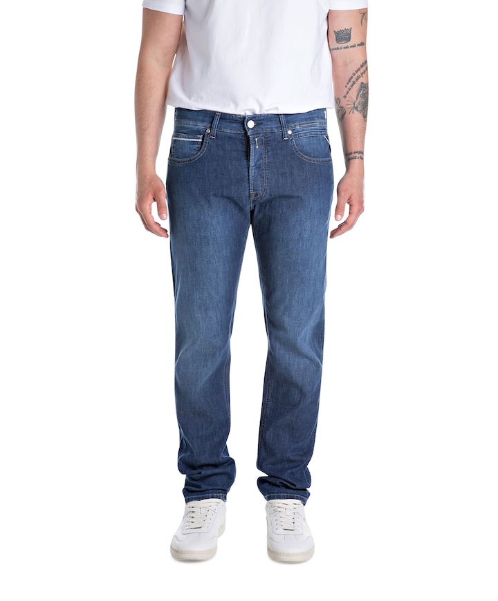 Grover heren jeans blauw