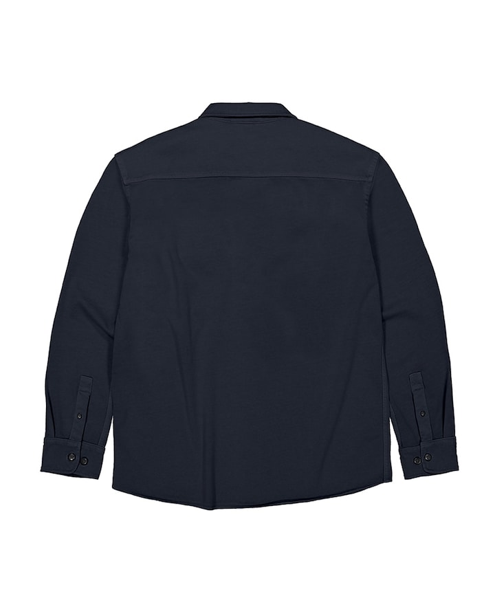 Heren overshirt blauw