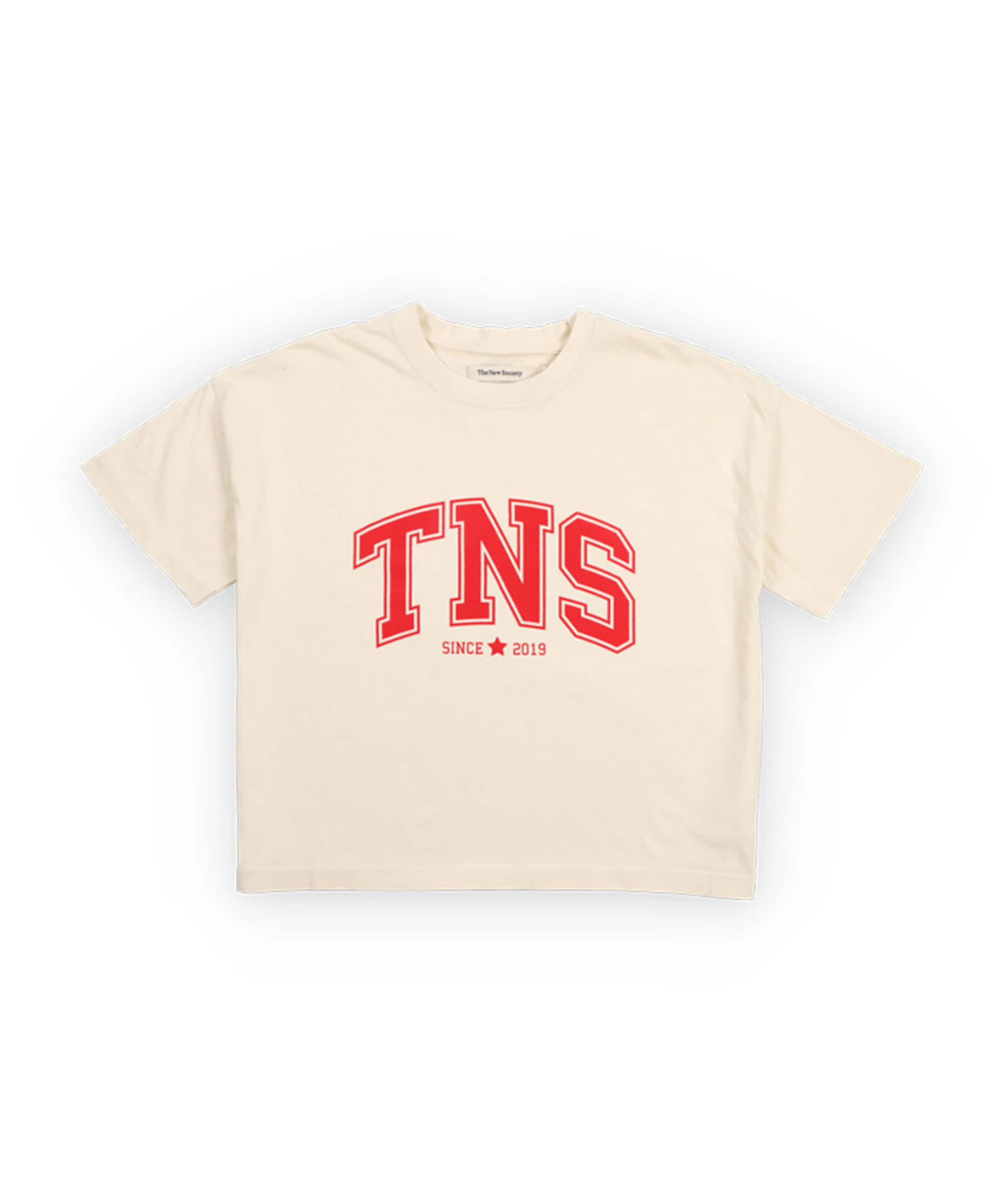 Meisjes t-shirt ecru