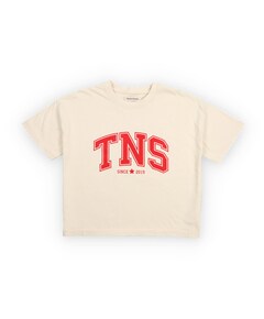 Meisjes t-shirt ecru