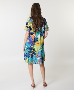 Dames jurk blauw