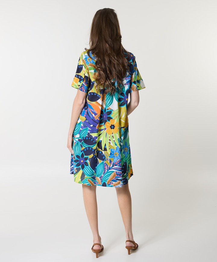 Dames jurk blauw