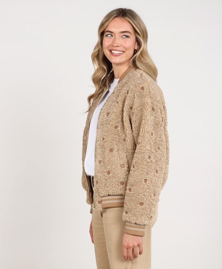 Dames jas beige