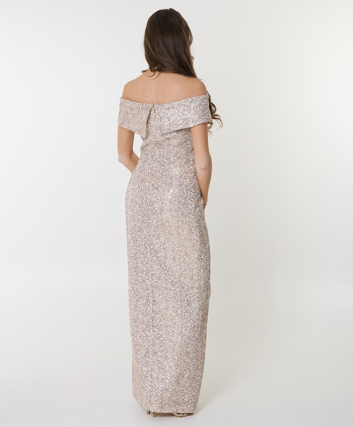Dames jurk beige