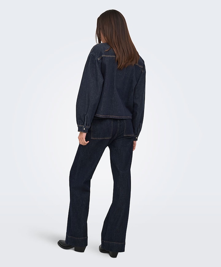 Dames blouse blauw